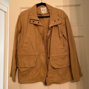 Madewell Gold Oversized Jacket